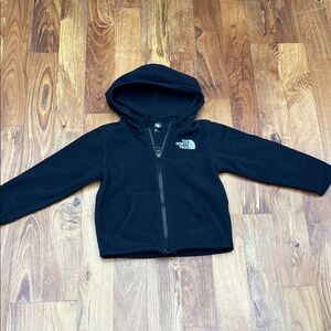 The North Face Kids Black Zip-Up lightweight fleece